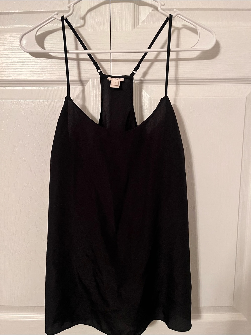 Black Spaghetti Strap Tank Top - Women